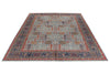 10x14 Navy and Blue Anatolian Traditional Rug