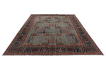 10x14 Navy and Blue Anatolian Traditional Rug