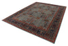 10x14 Navy and Blue Anatolian Traditional Rug