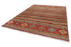 9x12 Red and Multicolor Tribal Rug