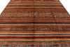 9x12 Red and Multicolor Tribal Rug