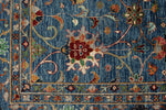 9x12 Light Blue and Blue Anatolian Traditional Rug