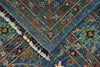 9x12 Light Blue and Blue Anatolian Traditional Rug