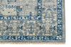 6x9 Blue and Gray Turkish Tribal Rug