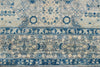 6x9 Blue and Gray Turkish Tribal Rug