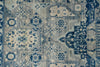 6x9 Blue and Gray Turkish Tribal Rug