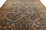 10x13 Gray and Orange Turkish Oushak Rug