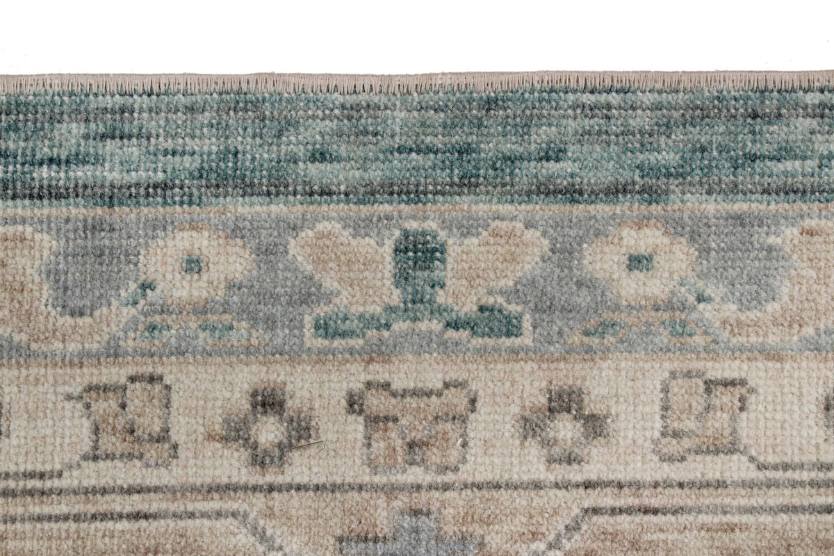 10x14 Blue and Beige Turkish Traditional Rug