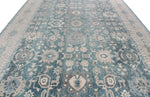 10x14 Blue and Beige Turkish Traditional Rug