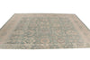 10x14 Green and Beige Turkish Traditional Rug