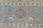 10x14 Blue and Ivory Turkish Traditional Rug