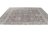 10x14 Blue and Ivory Turkish Traditional Rug