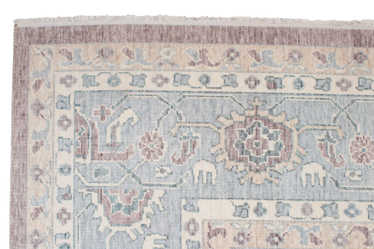 10x14 Purple and Blue Turkish Traditional Rug