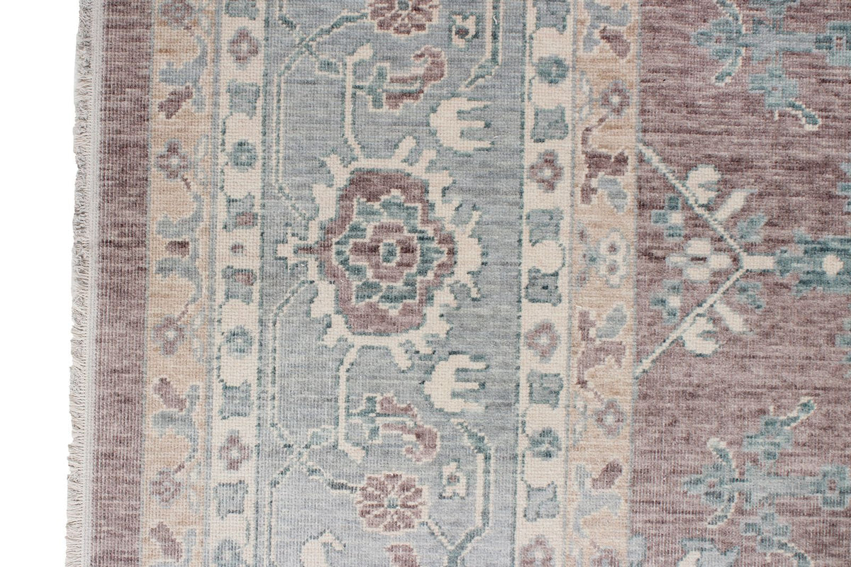 10x14 Purple and Blue Turkish Traditional Rug