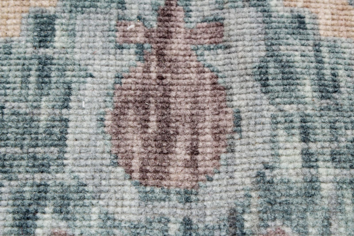 10x14 Purple and Blue Turkish Traditional Rug