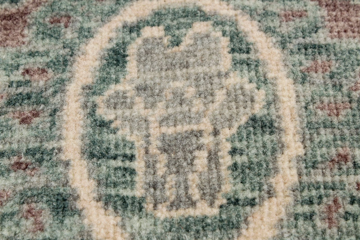 9x12 Purple and Blue Turkish Traditional Rug