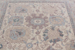 8x10 Ivory and Blue Turkish Traditional Rug