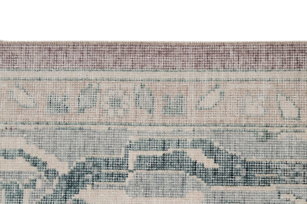 8x10 Purple and Blue Turkish Traditional Rug