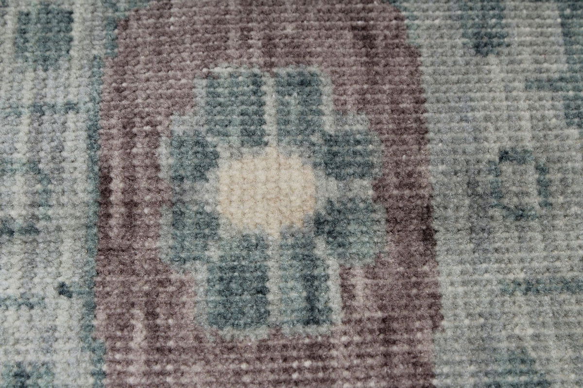 8x10 Purple and Blue Turkish Traditional Rug