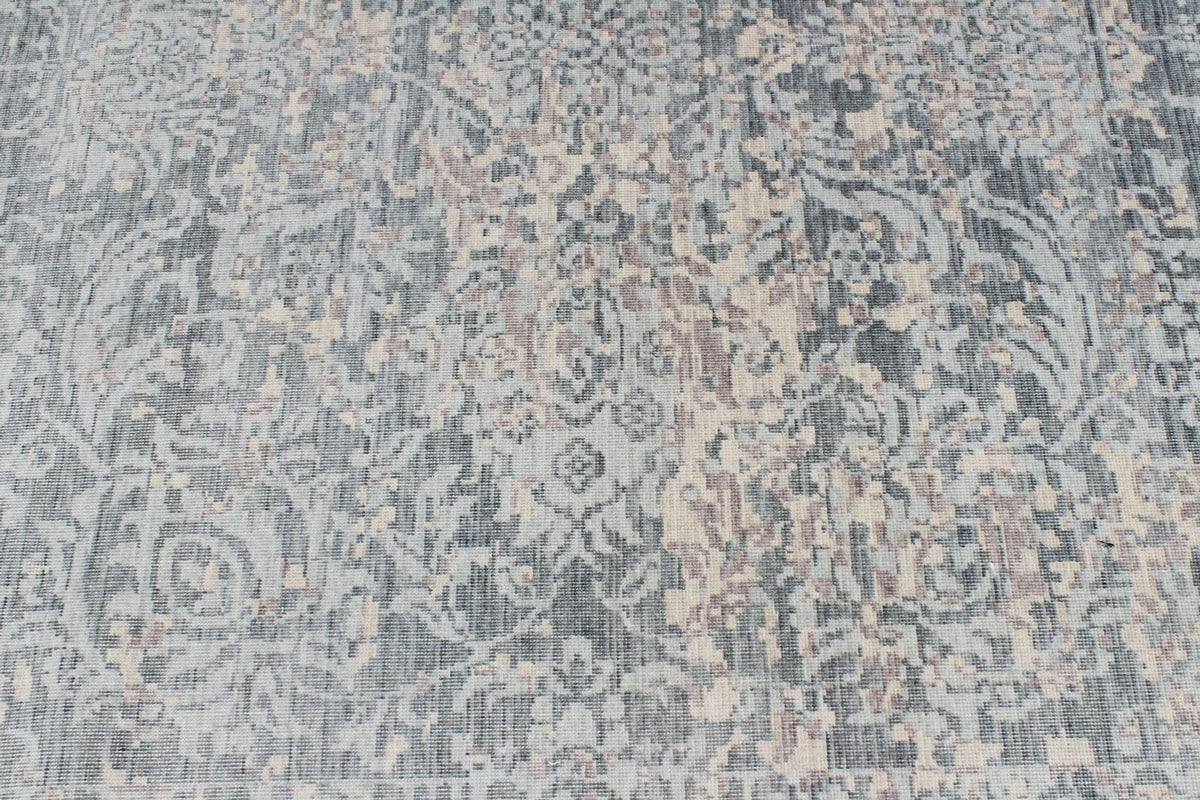 9x12 Purple and Blue Turkish Traditional Rug