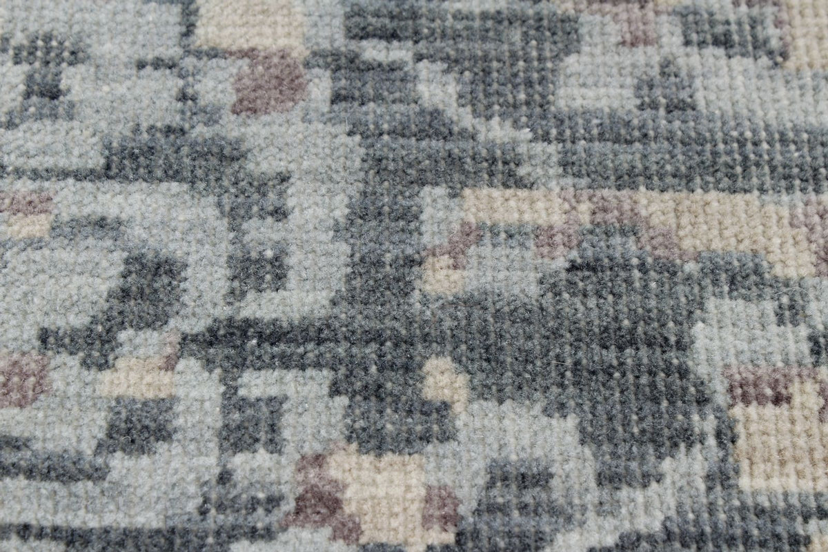 9x12 Purple and Blue Turkish Traditional Rug