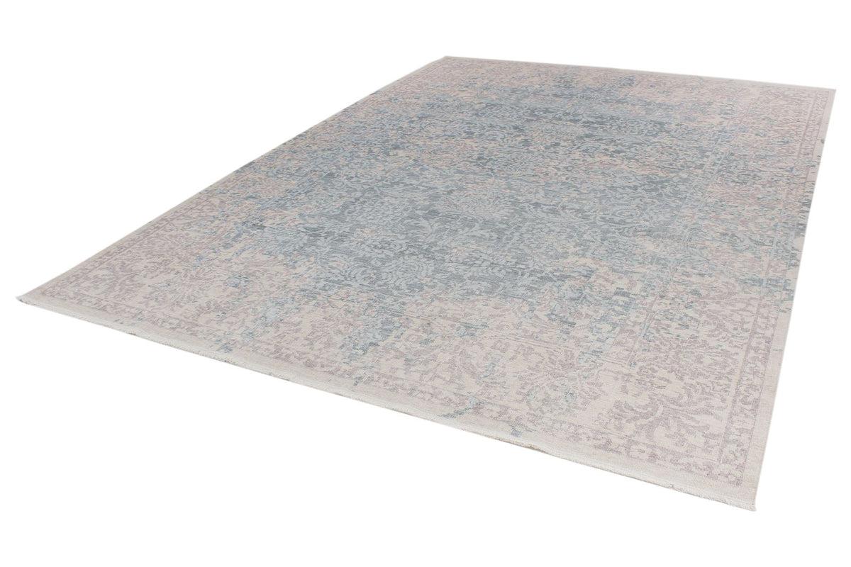 9x12 Purple and Blue Turkish Traditional Rug