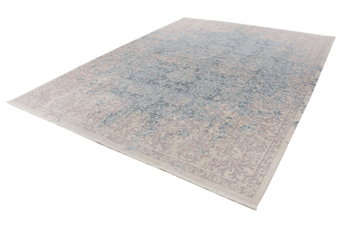 9x12 Purple and Blue Turkish Traditional Rug