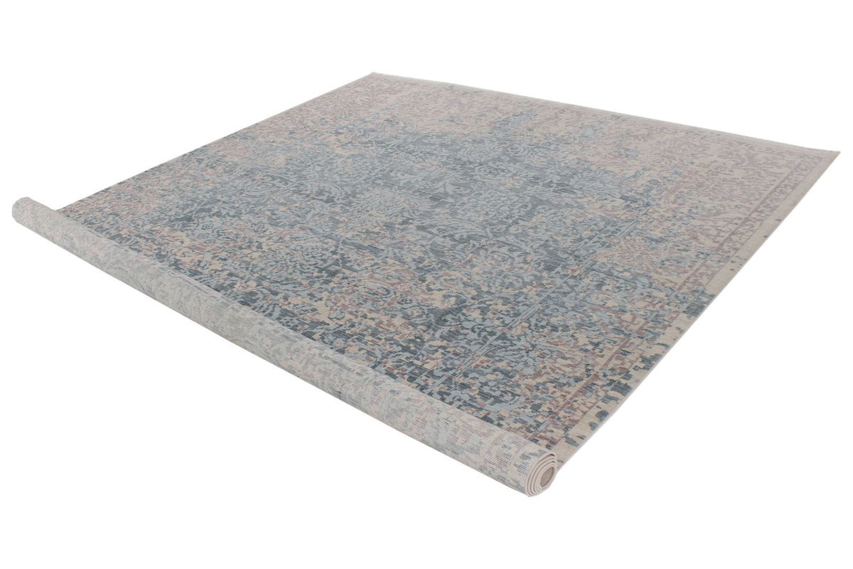 9x12 Purple and Blue Turkish Traditional Rug