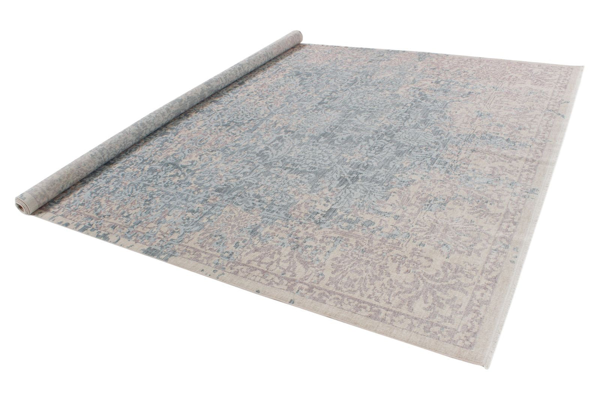 9x12 Purple and Blue Turkish Traditional Rug