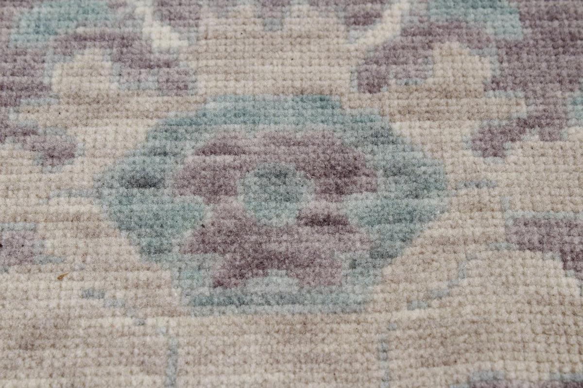 8x11 Purple and Blue Turkish Traditional Rug