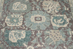 8x10 Purple and Ivory Turkish Traditional Rug