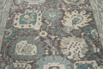 8x10 Purple and Ivory Turkish Traditional Rug