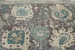 8x10 Purple and Ivory Turkish Traditional Rug