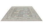 8x10 Purple and Ivory Turkish Traditional Rug