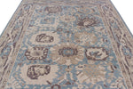8x10 Blue and Purple Turkish Traditional Rug