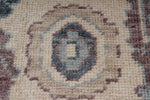 6x10 Ivory and Blue Turkish Traditional Rug