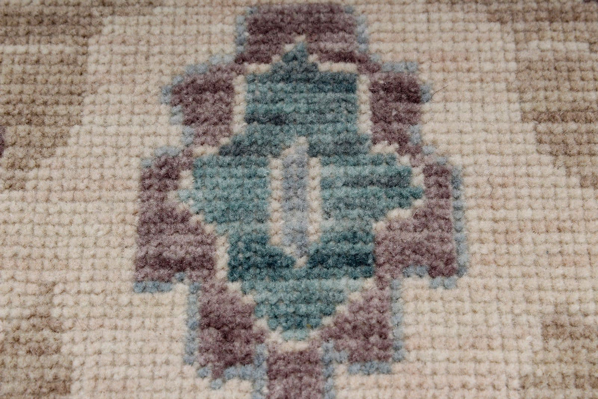 7x10 Purple and Blue Turkish Traditional Rug