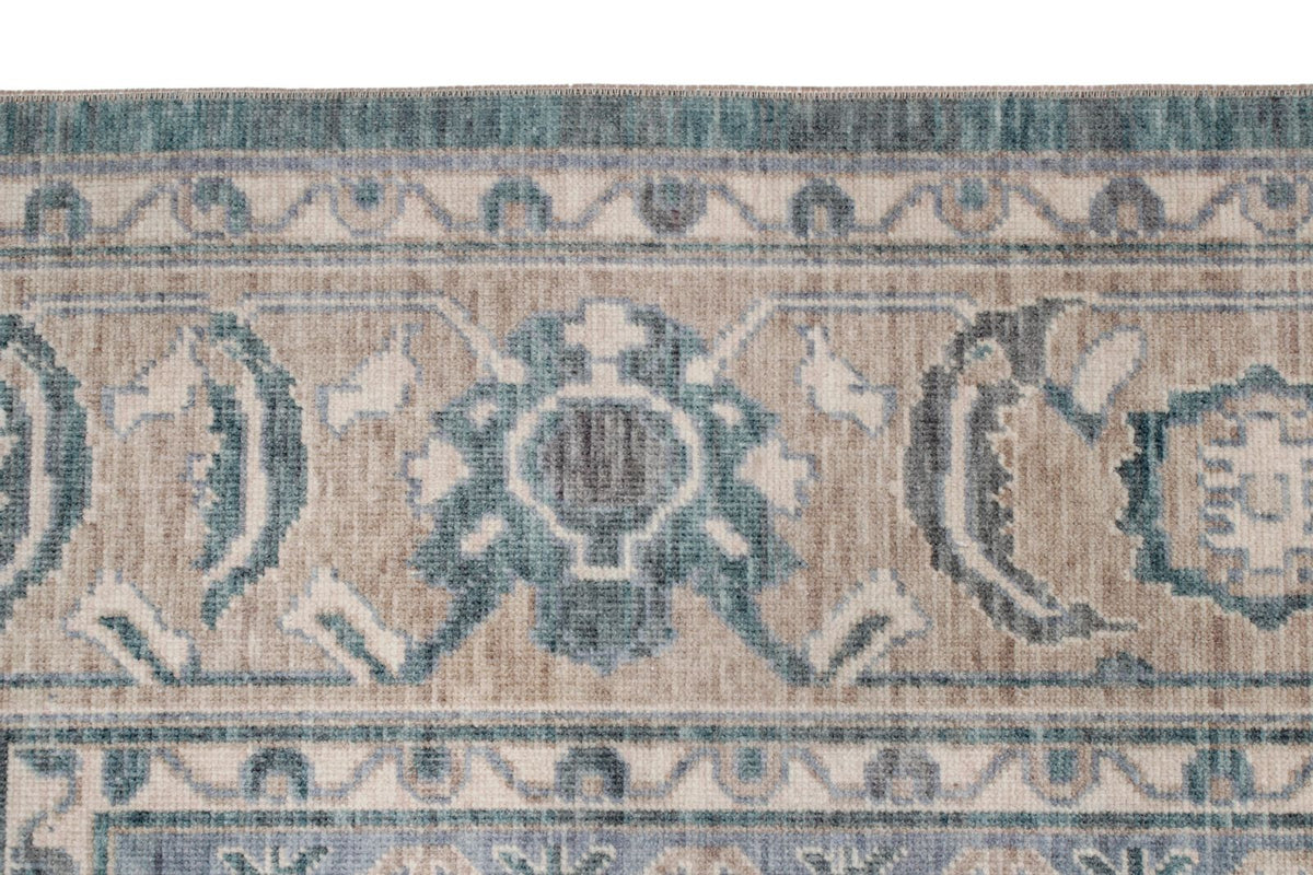 6x10 Blue and Beige Turkish Traditional Rug