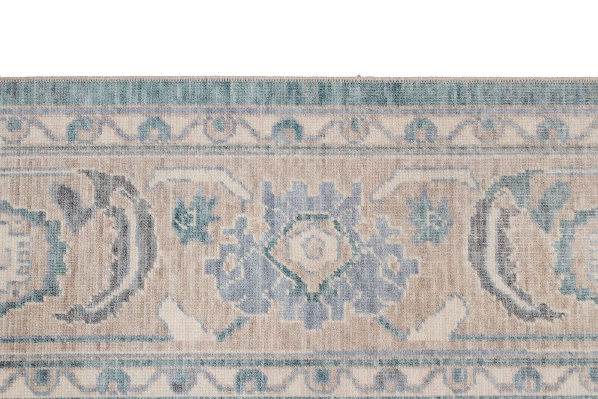 6x10 Blue and Beige Turkish Traditional Rug