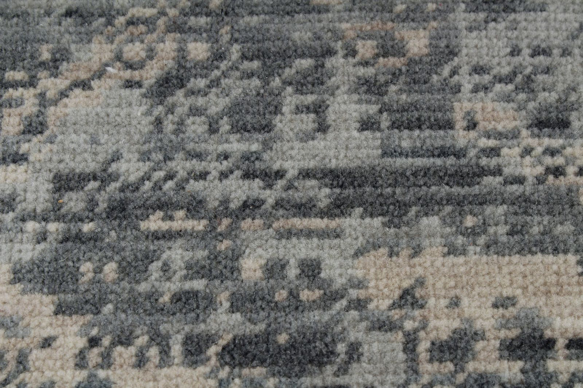 8x11 Blue and Ivory Turkish Traditional Rug