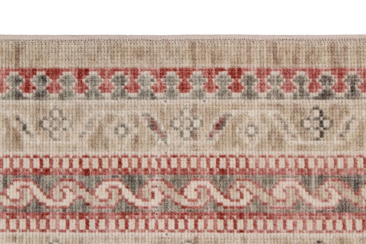 10x13 Beige and Gray Turkish Traditional Rug