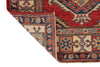 3x8 Red and Ivory Kazak Tribal Runner