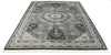 7x10 Black and Ivory Turkish Antep Rug