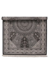 6x8 Black and Ivory Turkish Antep Rug