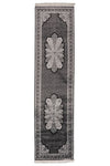 3x10 Black and Ivory Turkish Antep Runner