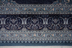 6x8 Black and Ivory Turkish Antep Rug