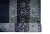 8x10 Navy and Ivory Turkish Antep Rug