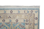 2x3 Blue and Beige Turkish Traditional Rug