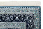 7x10 Blue and Ivory Turkish Antep Rugd