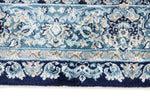 3x5 Navy and Ivory Turkish Antep Rug